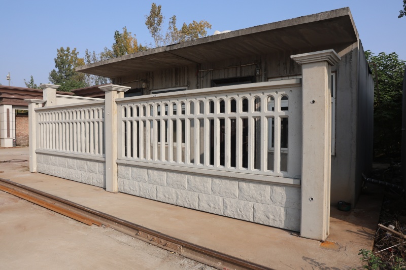 镂空式水泥围墙